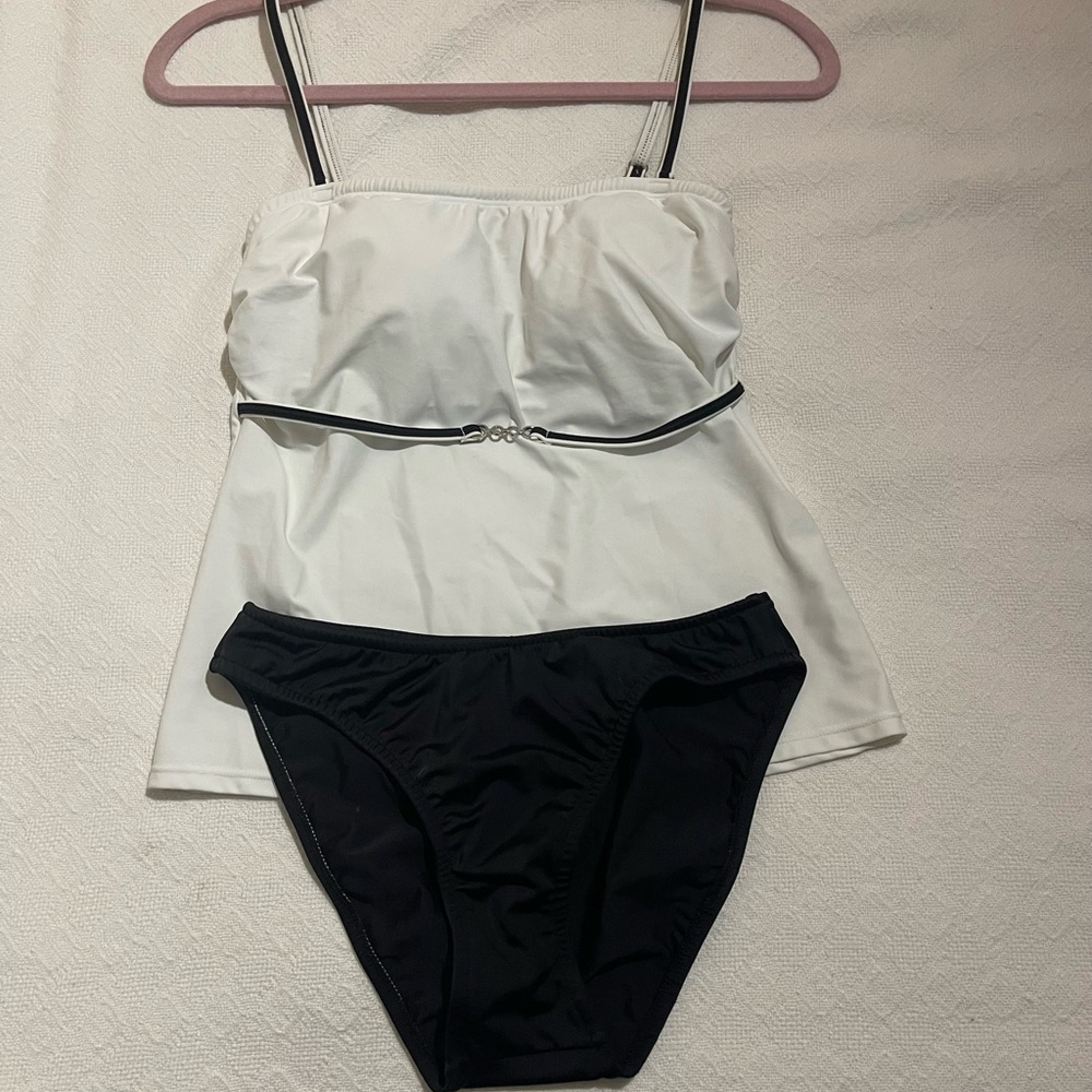 Simple Sophisticated Bandeau Tankini Set